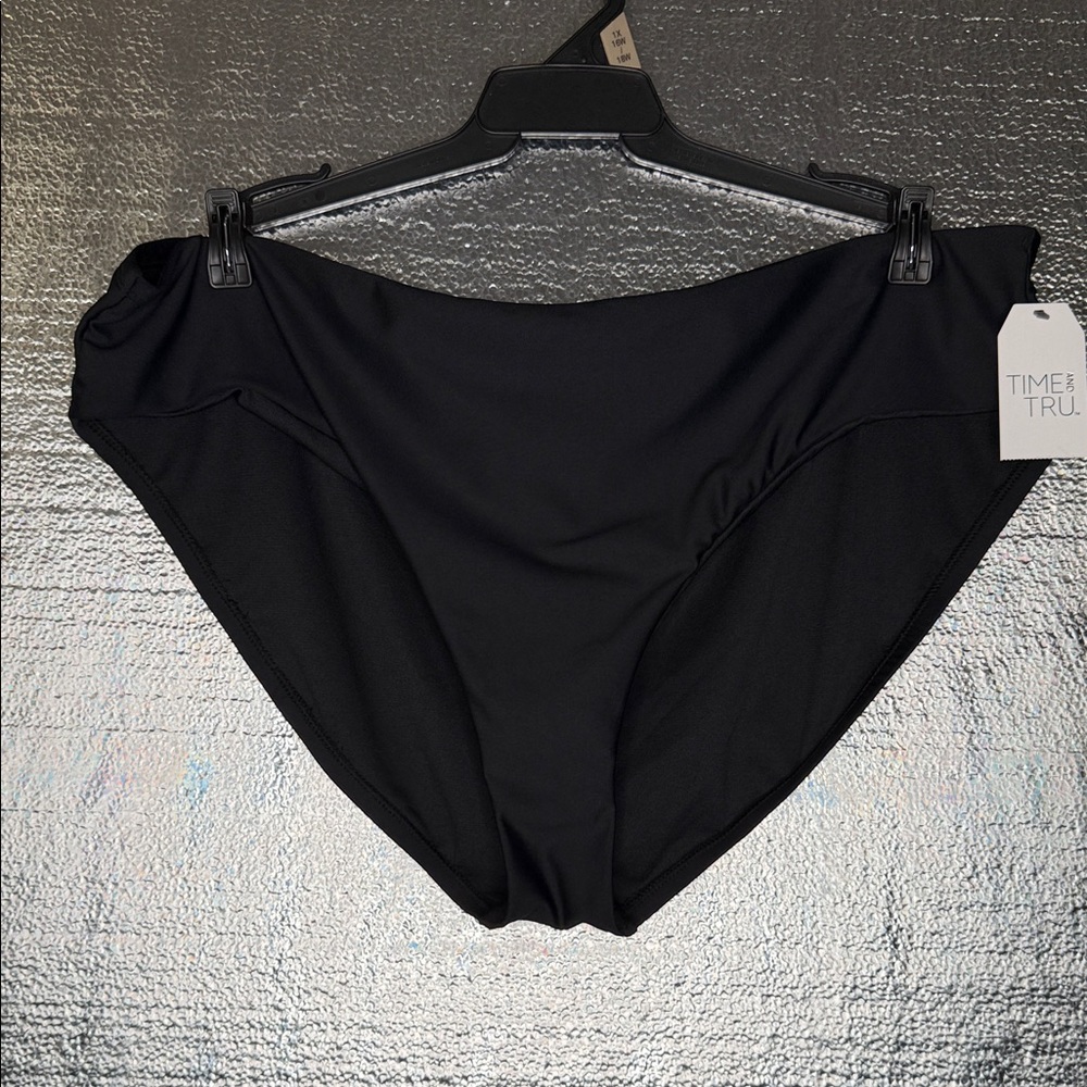 Time and Tru Black Bikini Bottoms